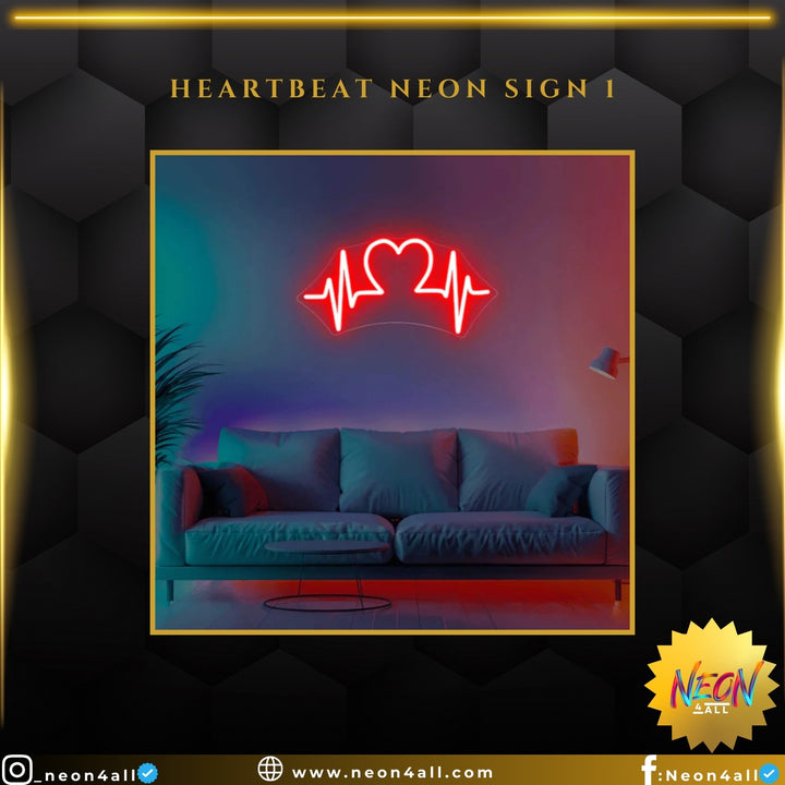 Heartbeat Neon Sign