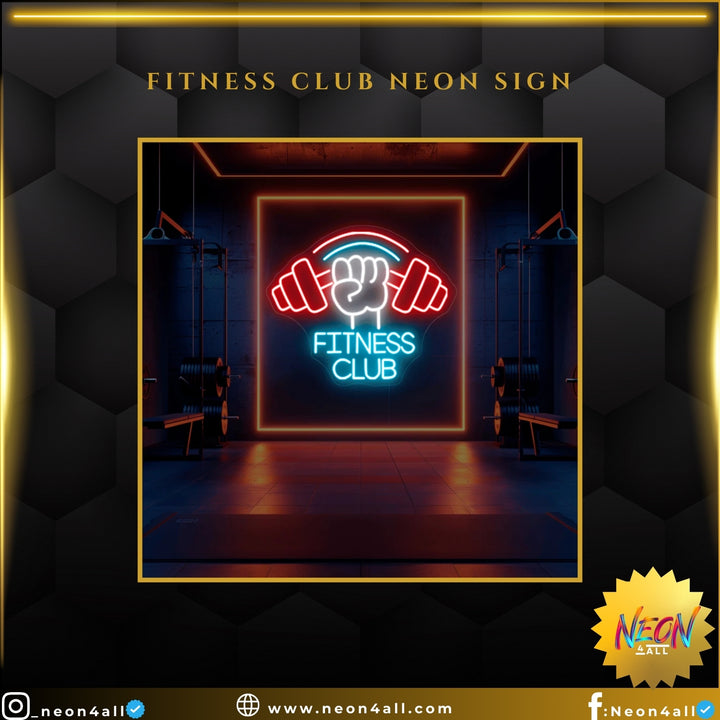 Fitness Club Neon Sign