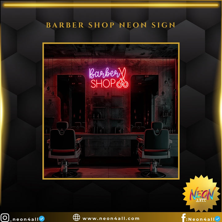 Barber Shop Neon Sign