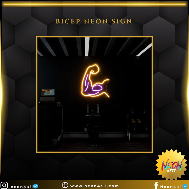 Bicep Neon sign