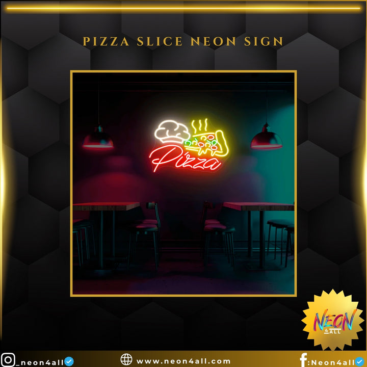 Pizza Slice Neon Sign