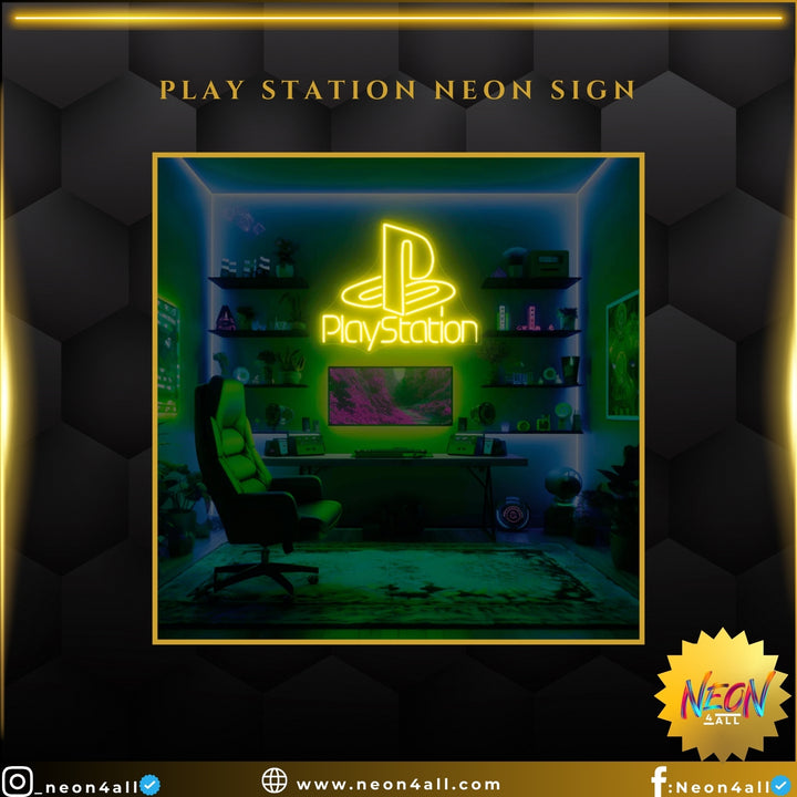 Play Station Neon Sign 1