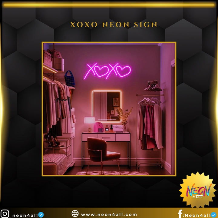 XOXO Neon sign