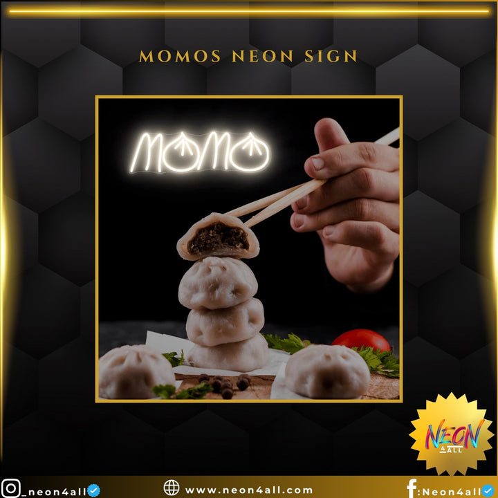 Momos Neon Sign