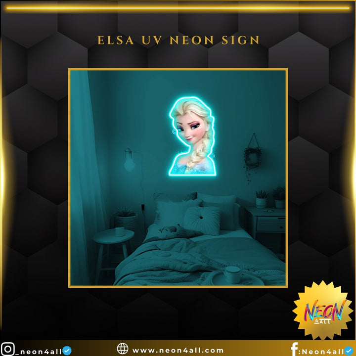 Elsa UV Neon Sign