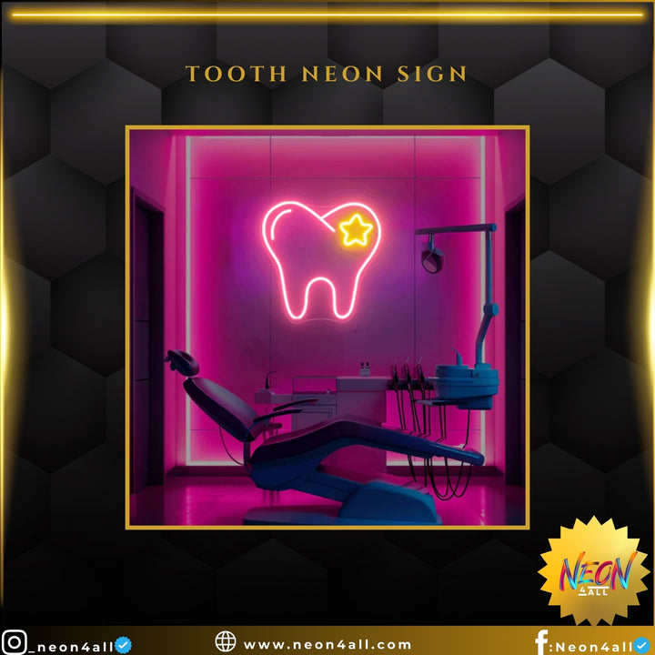 Tooth Neon Sign