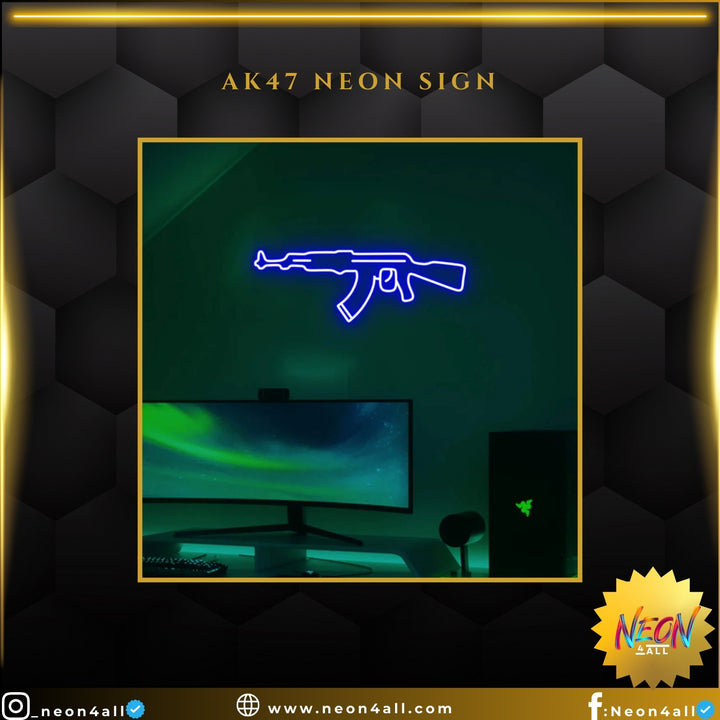 Ak47 Neon Sign