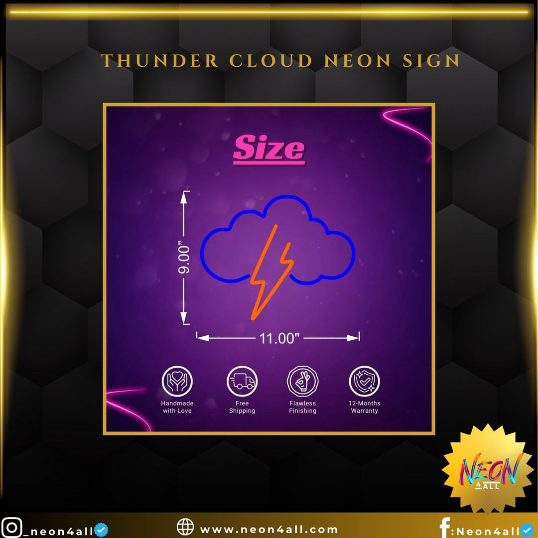 Thunder Cloud Neon sign