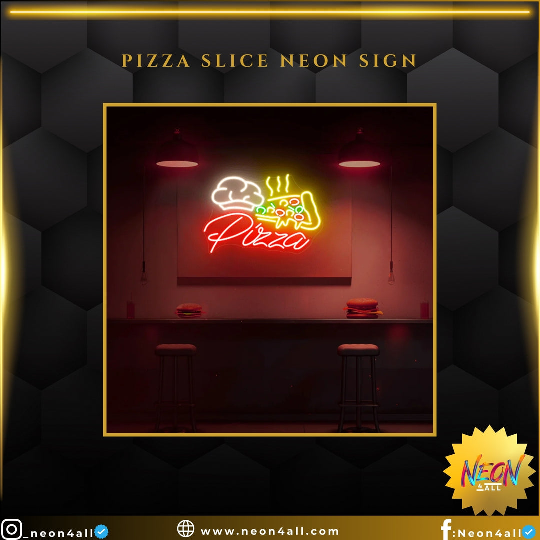 Pizza Slice Neon Sign