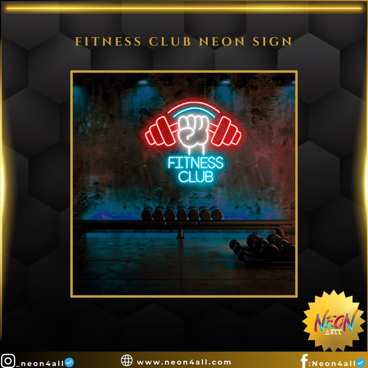 Fitness Club Neon Sign