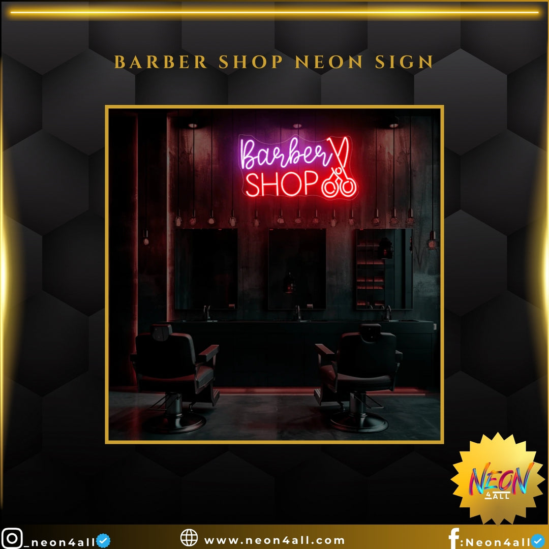 Barber Shop Neon Sign