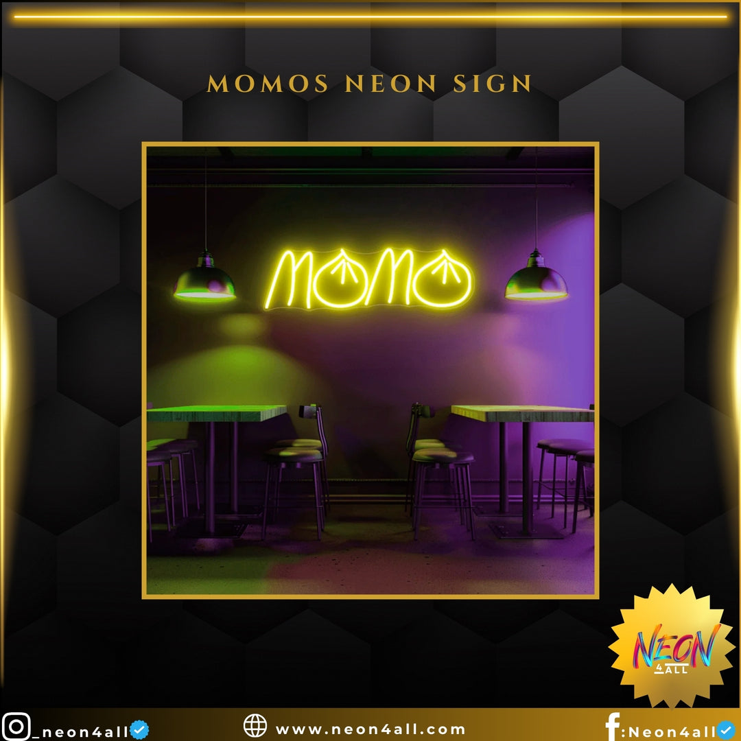 Momos Neon Sign