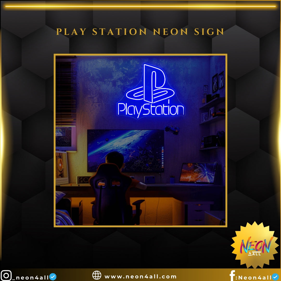 Play Station Neon Sign 1