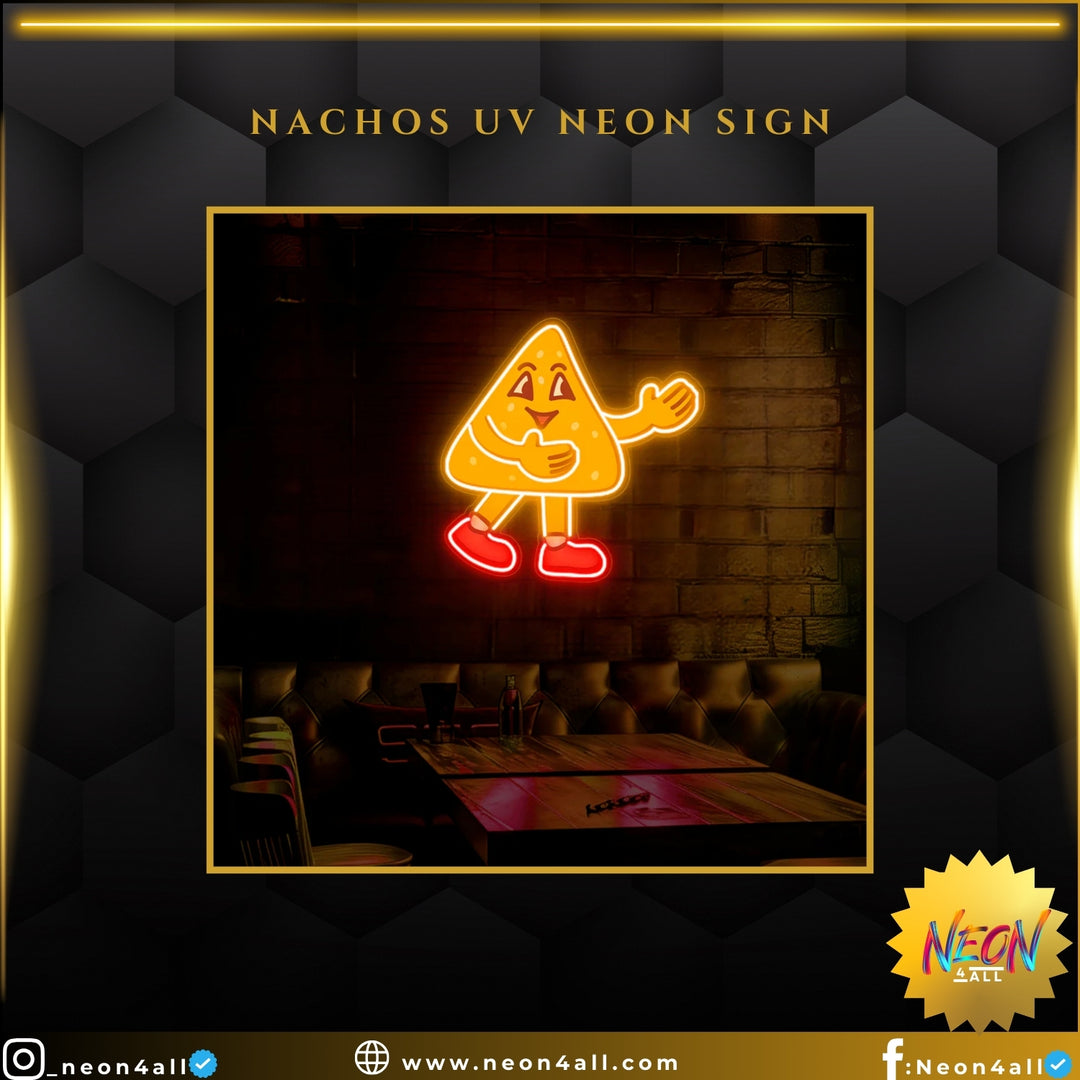 Nachos UV Neon Sign