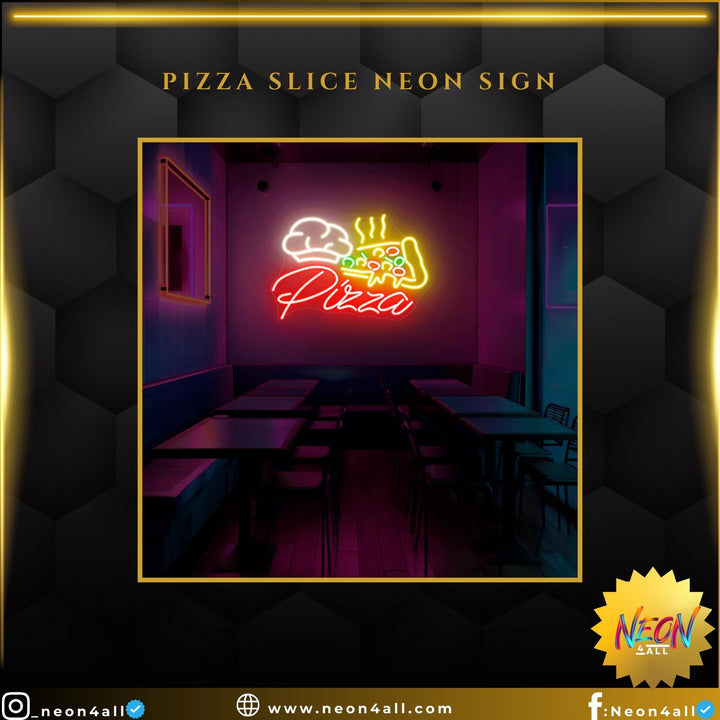 Pizza Slice Neon Sign