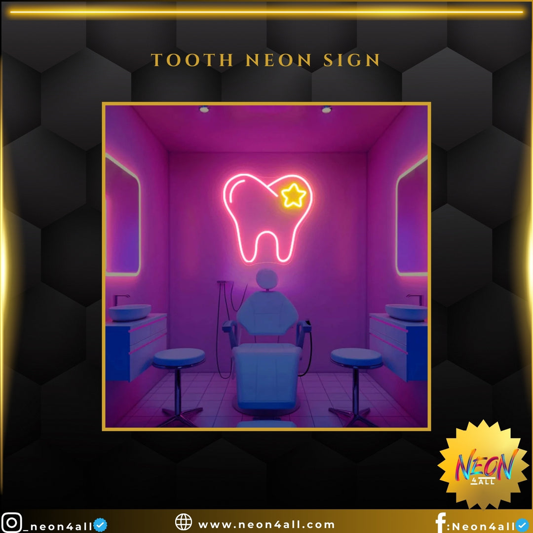 Tooth Neon Sign