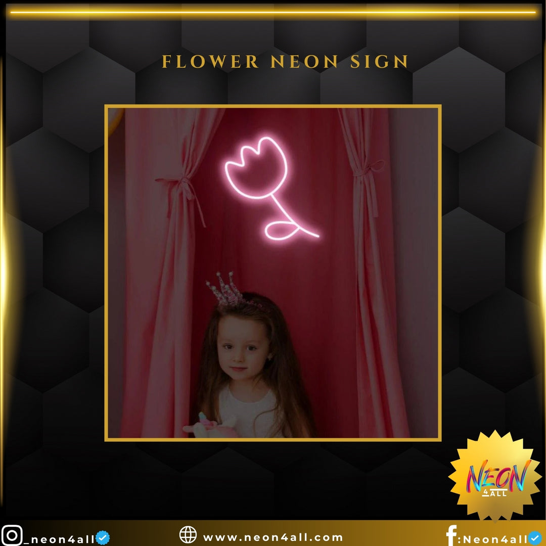 Flower Neon sign