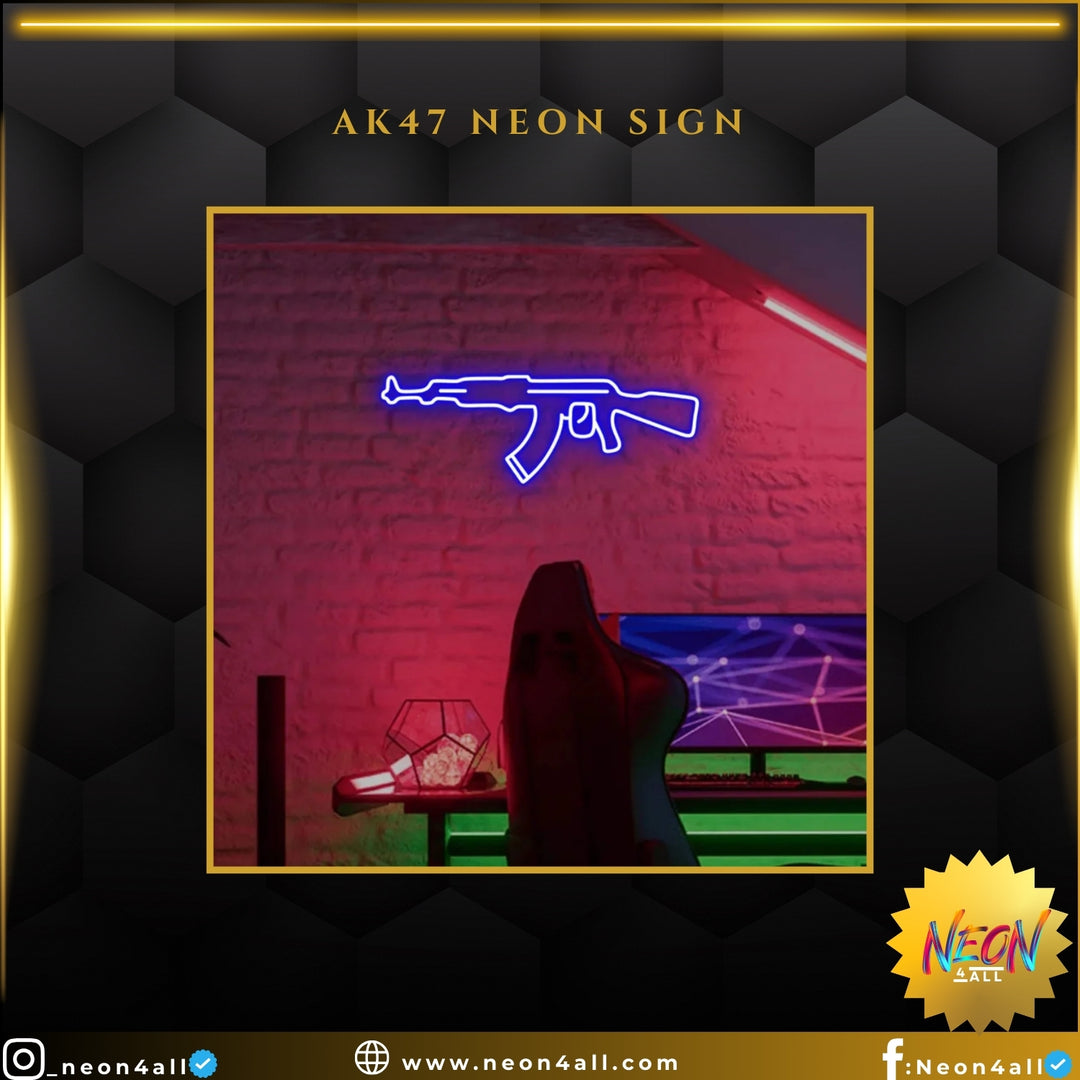 Ak47 Neon Sign