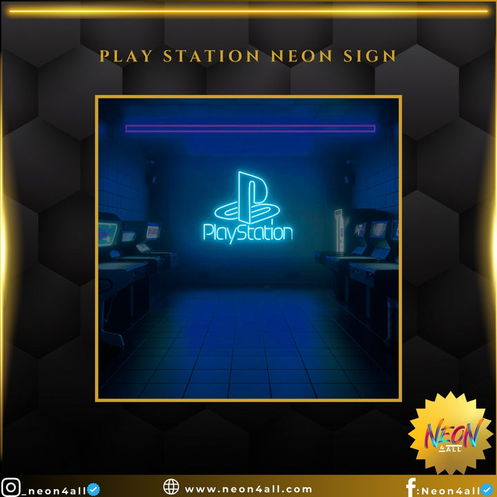 Play Station Neon Sign 1