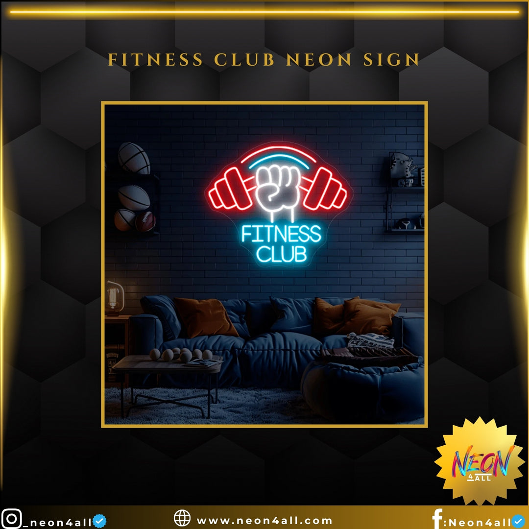 Fitness Club Neon Sign