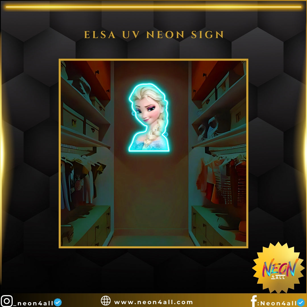 Elsa UV Neon Sign