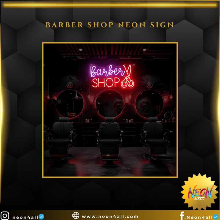 Barber Shop Neon Sign