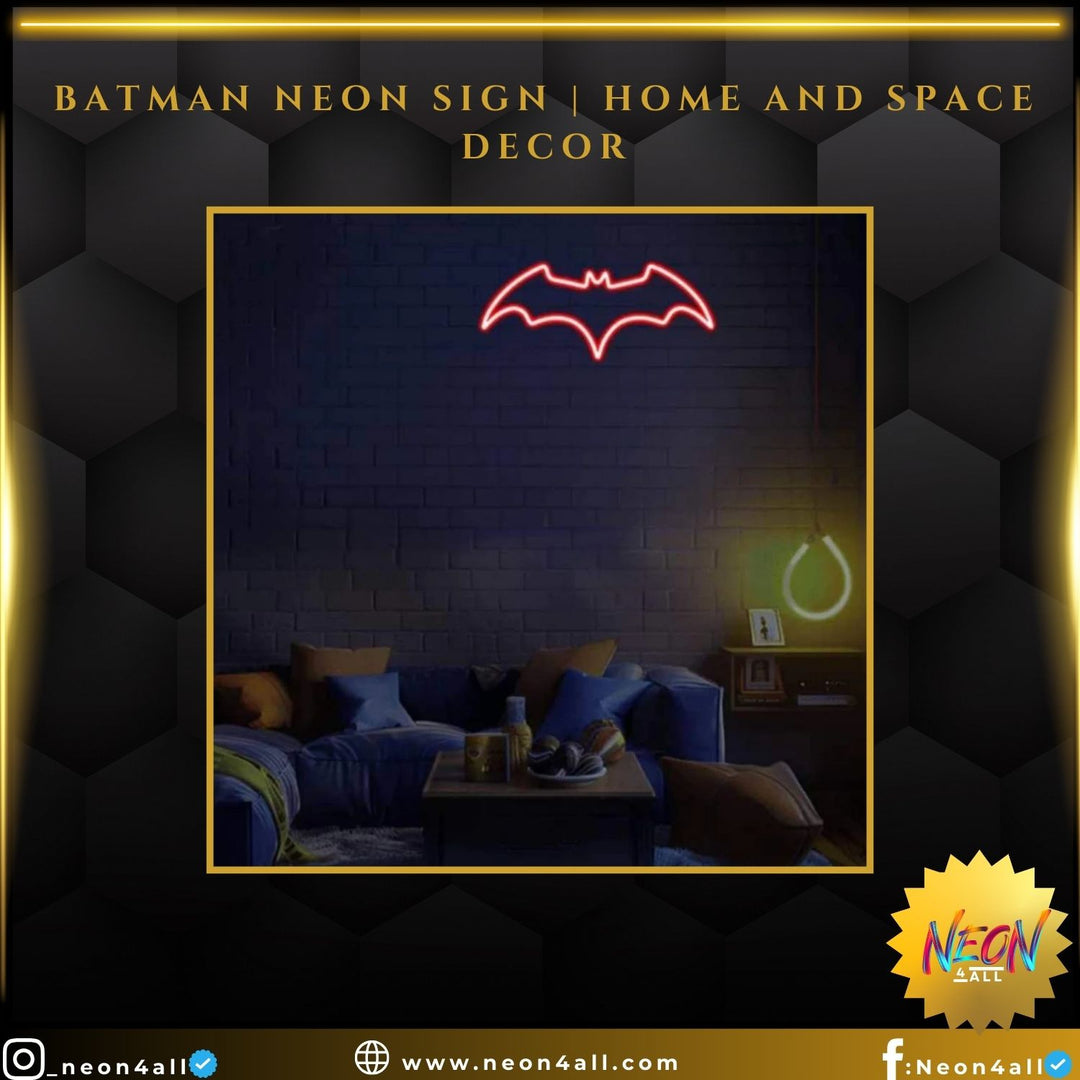 Batman Neon Sign | Home and Space Decor