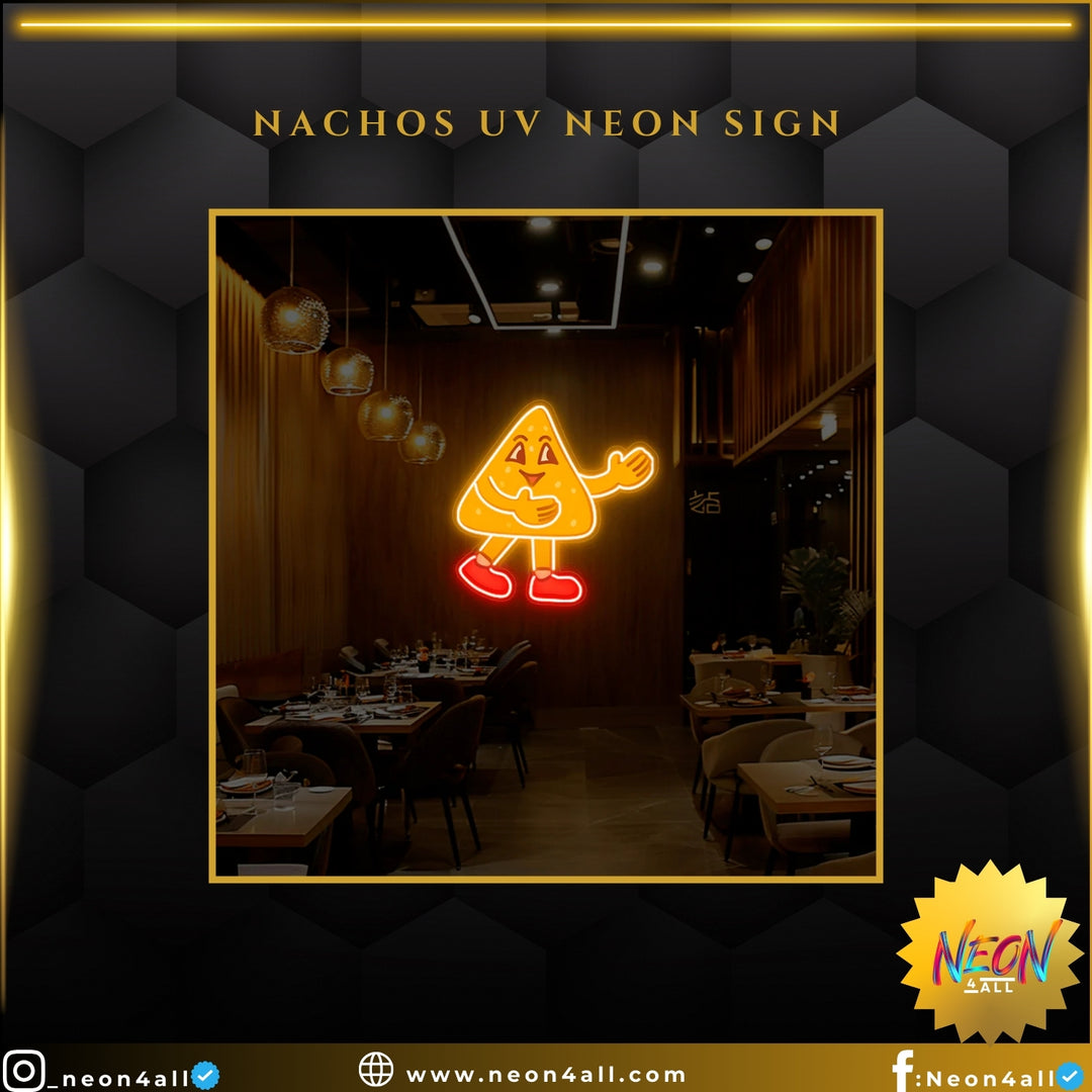 Nachos UV Neon Sign