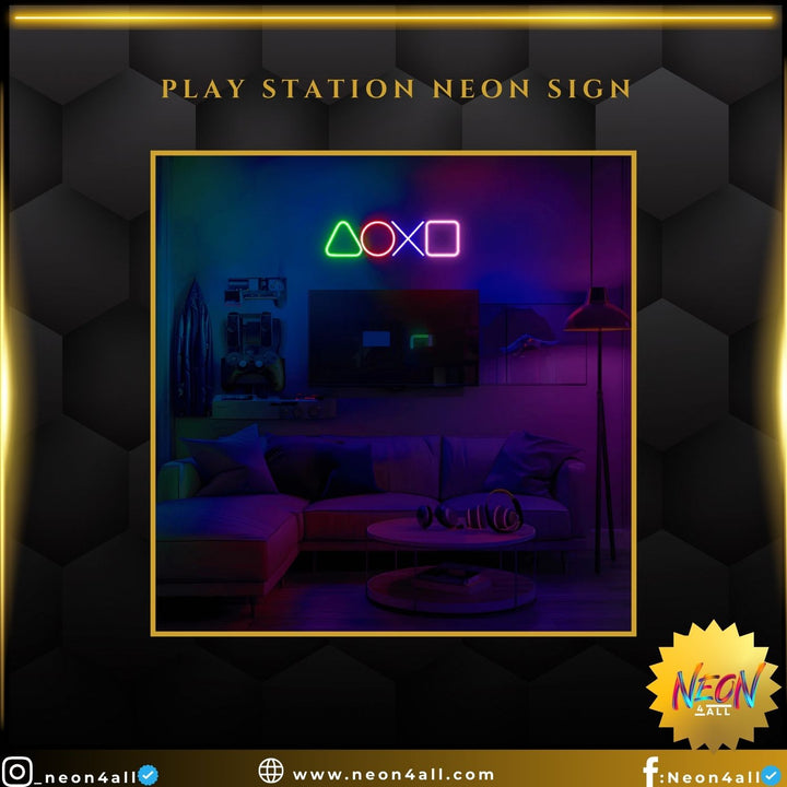 Play Station Neon Sign