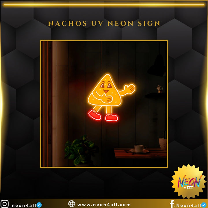 Nachos UV Neon Sign