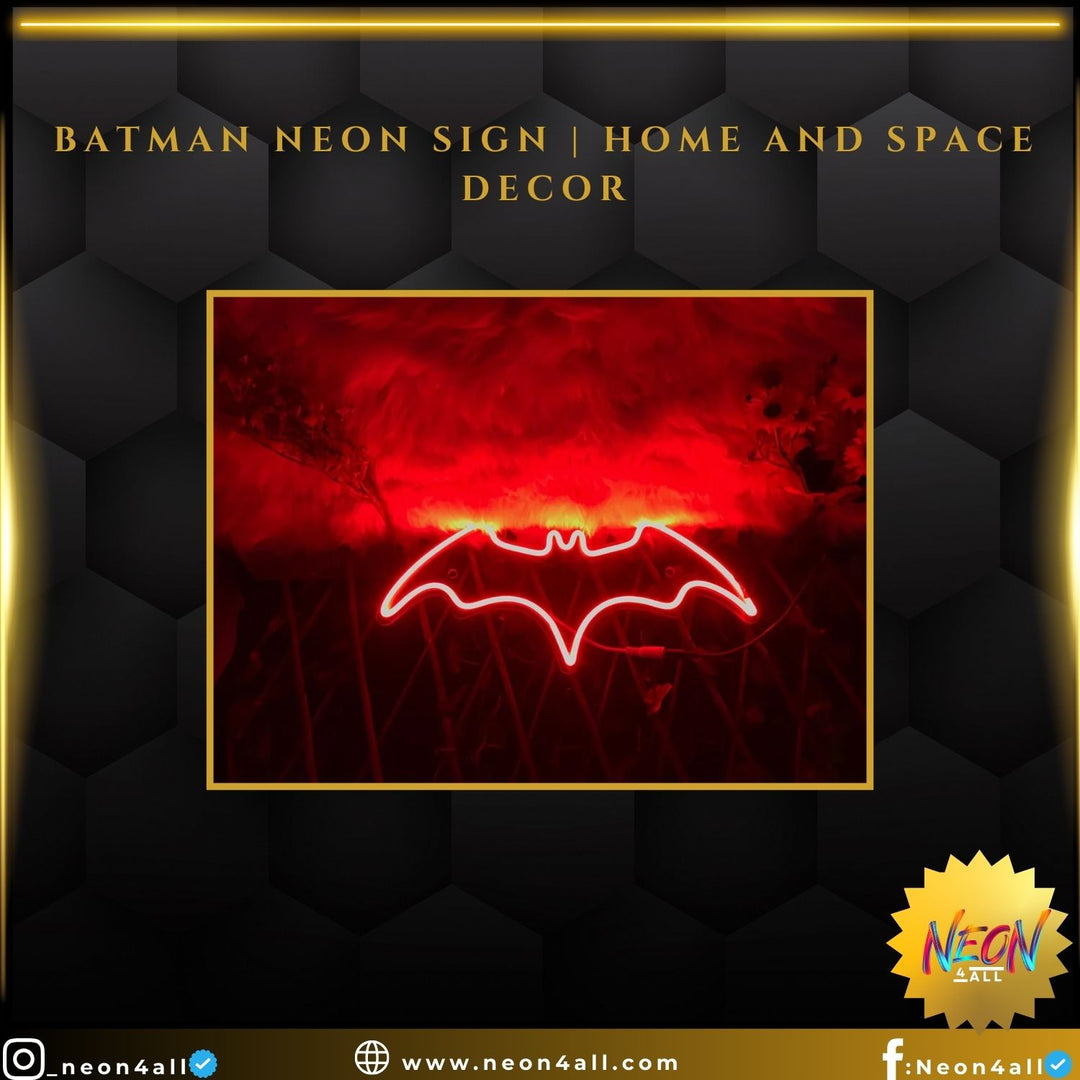 Batman Neon Sign | Home and Space Decor